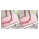 thumbnail image 4 of Yuarrent Alfombrilla de suelo de terciopelo para baño, multiregión, ampliamente aplicable, alfombrilla de baño, alfombrilla de ducha de Rosado 2piezas, 4 of 6