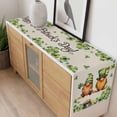 thumbnail image 4 of St. Patrick's Day Table Runner - 72 Inch Long, Kitchen Dining Table Runner Dresser Scarves, Green Gnomes Lucky Shamrocks Vintage Farmhouse Decor for Coffee Tables Wedding Party Banquet, 4 of 8