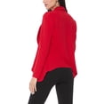 thumbnail image 4 of Moa Collection Women's Long Sleeve Open Front Blazer Solid Office Jacket (S-3XL), 4 of 6