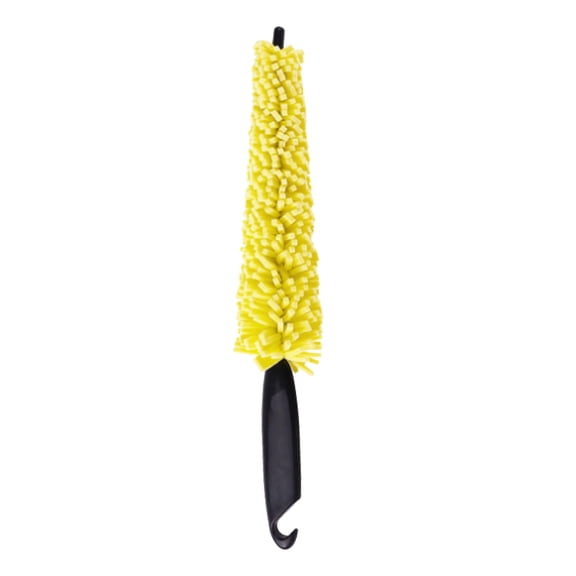 Versatile Car Wheel Brush For Professional Detailing, Featuring An Ergonomic Long Handle And Strong Absorption Sponge