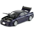 thumbnail image 2 of GTR Nismo 400R RHD (Right Hand Drive) Purple Metallic 1/64 Diecast Model Car by Pop Race, 2 of 3