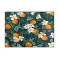 thumbnail image 5 of Yayeee Area Rugs for Living Room 6.7'x4.8' Non Slip Washable Bedroom Floor Carpet, Orange Fruit, 5 of 5