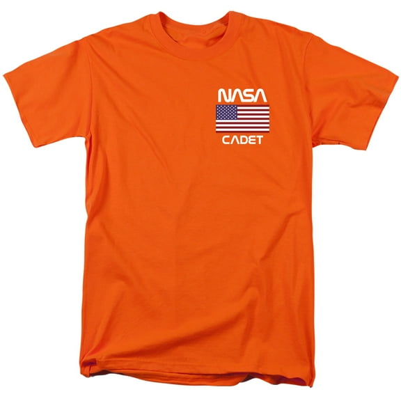 Nasa Cadet Adult 18/1 T-Shirt Orange