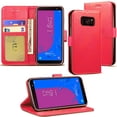 thumbnail image 1 of [PST] Samsung Galaxy S6 Case, Leather Magnetic Card Slot Wallet Folio Flip Case Cover, 1 of 6