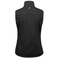 thumbnail image 3 of Little Donkey Andy Women's Lightweight Softshell Vest, Windproof Sleeveless Jacket for Running Hiking Travel, Black L, 3 of 7