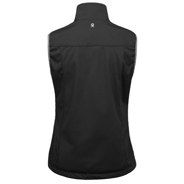 Women's Lightweight Softshell Vest - Windproof Sleeveless Jacket With Hood