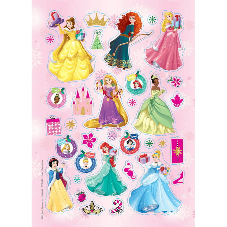 Disney Colourful 3D Decoration Stickers - Disney Princesses - Paper Things