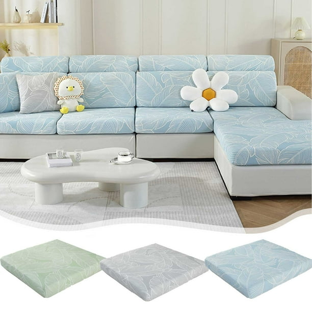 Juego de Fundas de Sofá, Tela Elástica, Cobertura Total de 360°, Protección Contra El Desgaste, Fácil de Instalar y Limpiar, Ajuste Universal para Muebles de Cuero y Tela, 85 X 95 X 20 Cm