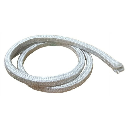

Rope Seal - Fiberglass Square Braided Rope Gasket 3/4 x 25 feet Firm High-Density Stove Boiler Furnace Oven Kiln Door Seal Gasket