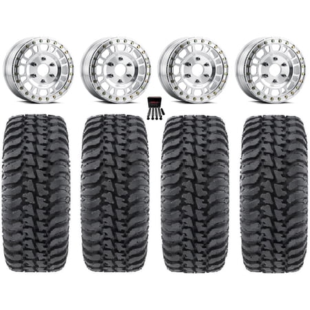 Method 412 Beadlock 15 Wheels Machined 32 Regulator Tires Can-Am Maverick R