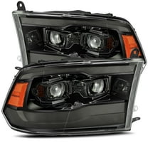 AlphaRex 09-18 Ram Truck LUXX-Series LED Projector Headlights Alpha-Black