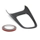 thumbnail image 4 of Riwesomey Panel de consola Accesorios de fibra Distintivo Panel de ajuste de cambio resistente a la parte trasera Buen brillo Reemplazo de instalación Vehículos, repuestos y accesorios Mis Riwesomey VI014307-00B, 4 of 6