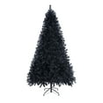 thumbnail image 4 of Naomi Home 9ft Black Christmas Tree with Lights, Unique Dusky Christmas Tree Prelit with 2392 Branch Tips, 950 Warm Lights and Metal Stand, Aritificial Christmas Tree, 4 of 9
