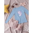 thumbnail image 3 of Lovely Sleepy Unicorn Face Long Sleeve Toddler -Image by Shutterstock,  2 Toddler, 3 of 4