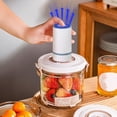 thumbnail image 1 of Contenedores al vacío para almacenamiento de alimentos con bomba manual, sellador al vacío universal portátil para despensa de 630 ml, 1 of 8