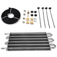 thumbnail image 1 of Car 6 Row Remote Transmission Oil Cooler Kit Auto Manual Radiator Converter, 1 of 12