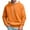 Orange, variant on Vedolay Hoodies Men Long Sleeve Crew Neck Shirt Khaki,L