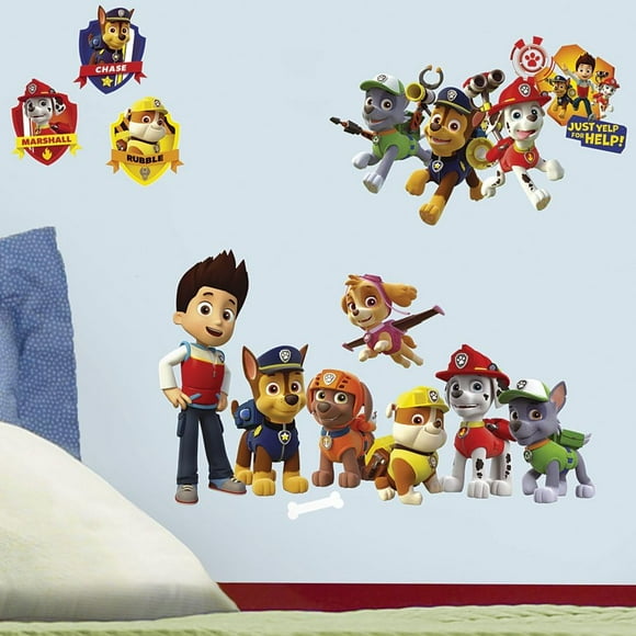 QTH Paw Patrol Peel and Stick Wall Decals