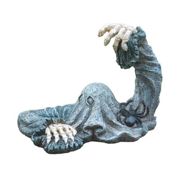 Arte De La Resina De La Estatua Del Jardín De La Decoración Del Zombi De Halloween Para La Decoración De Halloween Kearding HA037335-00