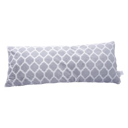 your zone gray lattice body pillow - Walmart.com