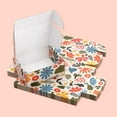 thumbnail image 3 of Printed Decorative Mailing, Shipping and Gift Boxes, Tuck Top Closure, 9.5” x 7.5” x 4", Flower Print, 12 -Count Pack, 3 of 9