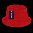 thumbnail image 1 of Decky 961-PL-RED-06 Chapeau Seau Polo, Rouge - Petit & Moyen, 1 of 1