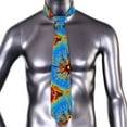 thumbnail image 3 of XIAOHUAGUA African Print Tie Set Ankara Necktie and Pocket Squares for Wedding Men Christmas Father's Day Gift, 3 of 5