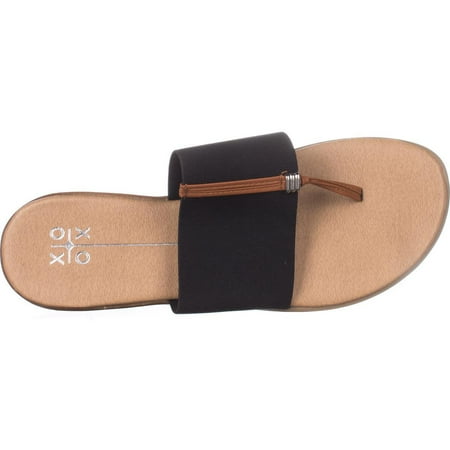 xoxo bennett thong sandals flat womens walmart