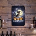 thumbnail image 3 of Happy Halloween Yorkshire Terrier Witch Pumpkins Bats Vertical Metal Aluminum Sign Yorkie Dog Lover Gifts Wall Art Home Decor - 13012, 3 of 5