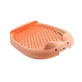 thumbnail image 2 of Bandeja para orinal, caja de arena para animales pequeños, bandeja para arena, inodoro para entrenamiento de perros Naranja, 2 of 9