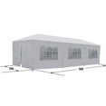 thumbnail image 5 of ZenSports 10'x30' Outdoor Party Tent Gazebo Wedding Canopy Tent, White, 5 of 11