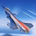 thumbnail image 4 of 1/60 Jet Fighter Diecast Modelo Showcase Helicopter J-10 Yotijar Conjunto de juguetes de avión, 4 of 10