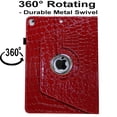 thumbnail image 2 of JYtrend Case Rotating Cover for 9.7 inch iPad Air 1, Air 2 , 5th, 6th Generation with Pocket (Crocodile), 2 of 6
