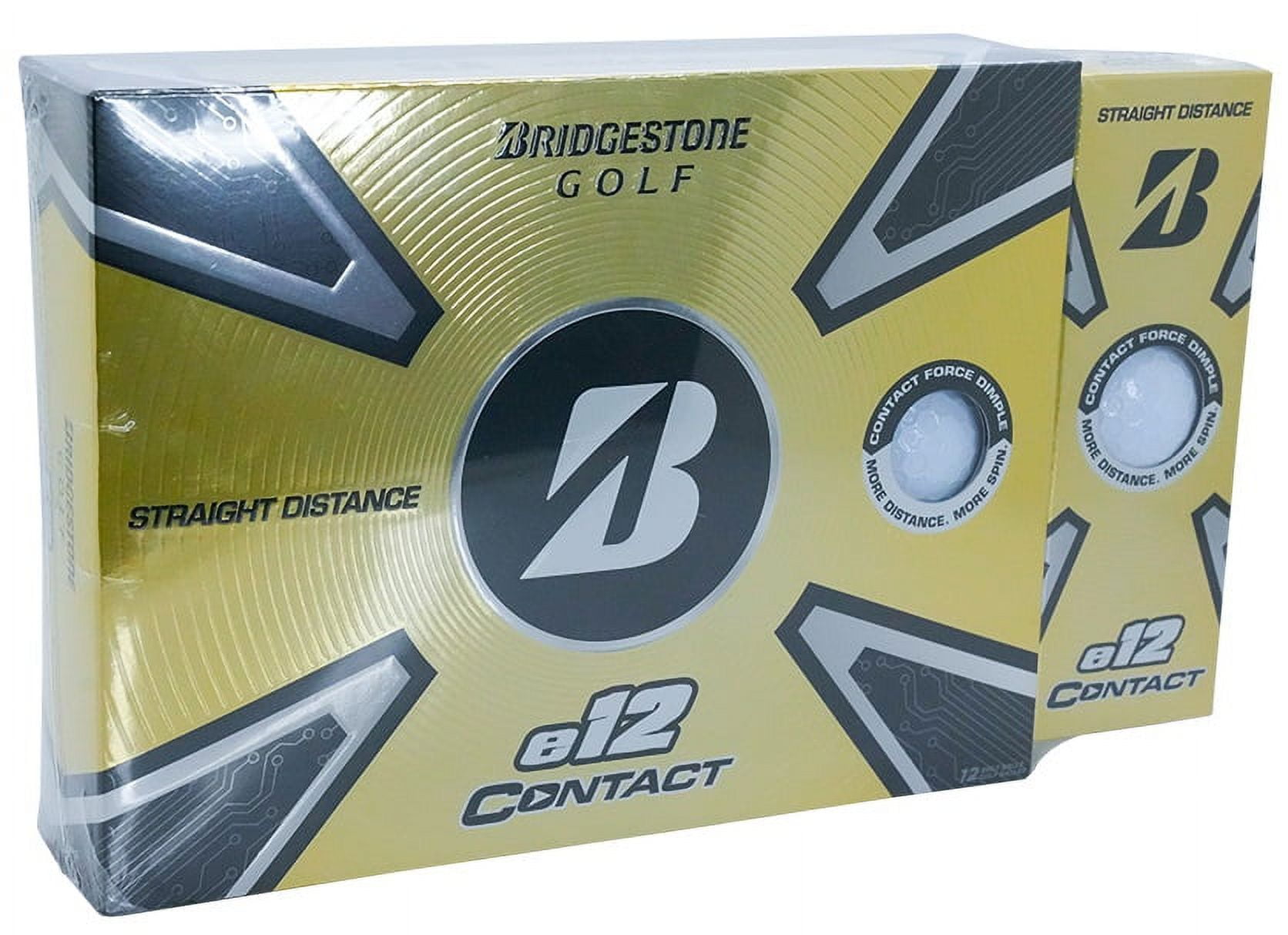 (4 pack) Bridgestone e12 Contact Golf Balls, Bonus Pack 15ct