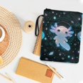 thumbnail image 3 of HELLHERO Book Cover Sleeve Pouch Classic Book Cover Carrying Case with Pocket Polyester Fabric Carrying Book Case for Women 11.42 x 8.66 Inch, Butterfly and Sunflower Pattern, 3 of 8