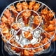 thumbnail image 3 of Rejilla de brochetas de parrilla colgante Air Fryer | Barra de barbacoa vertical de doble capa de acero inoxidable | Accesorios compactos para barbacoa de acero 304 de 15,5 cm | Estante multiusos, 3 of 7