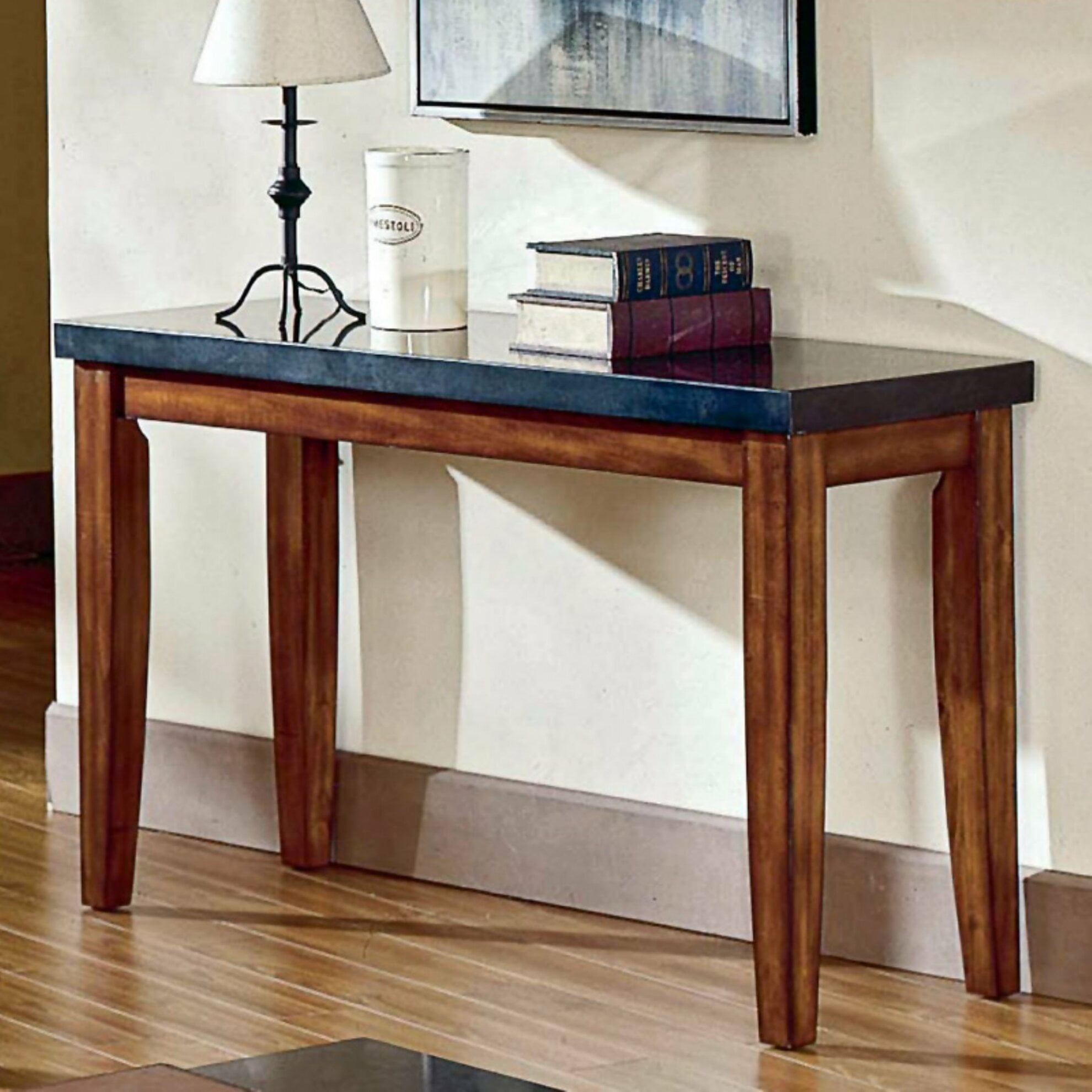 Granite top 2024 sofa table