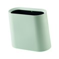 thumbnail image 4 of Esquirla Slim Trash Can Dustbin Garbage Can Rubbish Bin Waste Basket Simple Wastebasket Narrow Garbage Bin for Bedroom Kitchen Toilet Green, 4 of 8