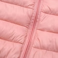 thumbnail image 2 of yillto Kid Puffer Jacket for Boys Girls Winter Lightweight Full Zipper Long Sleeve Hooded Jacket Trendy Toddler Kids Coat, 2 of 6
