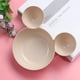 thumbnail image 5 of Naiovety Cuenco de animales para chico, soporte grande para alimentación de arroz para niños, dispensador de comida suave, vajilla de plástico con Mostrada Beige Naiovety HA025599-02, 5 of 6