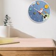 thumbnail image 3 of Reloj de pared Reloj De Pared Sin Tictac Adorno Silencioso Espacio En El Hogar Reloj Decorativo, 3 of 9