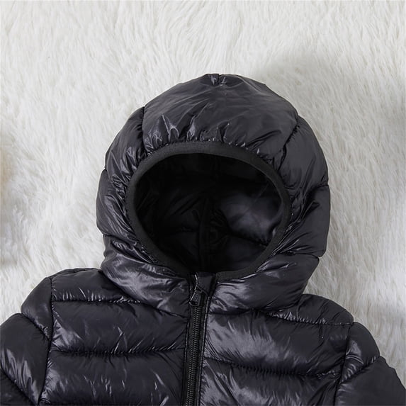 PatPat Kids Lightweight Puffer Jacket with Zipper Hood photo 6
