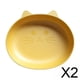 thumbnail image 1 of 2 X Plato Para Escupir Huesos De Escritorio Plato Para Basura Organizador De Pasteles Vajilla Para El Hogar Vajilla Con Forma De Gato Amarillo, 1 of 10