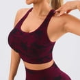 thumbnail image 3 of Xunmmm Womens Yoga Bra Tie Dye Print Yoga Tank Top With In Bra Sculpting Outerwear For Fitness & Sports Wear, 3 of 3