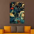 thumbnail image 4 of OWNSERIES Home Decor the Underwater World Pattern Canvas Wall Art Paintings for Living Room - Canvas Framed Print Wall Artworks Ship From US Local Warehouse, 4 of 5