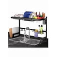 thumbnail image 3 of Escurridor De Trastes Platos Fregadero Organizador Cocina Color Negro, 3 of 5