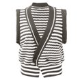 thumbnail image 3 of Aayomet Women's Cardigan 2023 Knit Sweater Vest Tunic Sleeveless Top (Black, M), 3 of 5