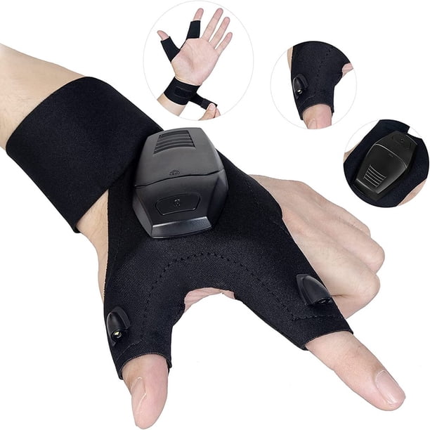 Gants LED Rechargeables USB – Éclaire Tes Nuits En Gardant Les Mains Libres !