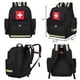 thumbnail image 2 of Gatycallaty - Mochila de primeros auxilios m&eacute;dica Emt bolsa de primeros auxilios vac&iacute;a Ems emergencia, salud en el hogar, senderismo, trauma, viajes, camping, Negro -, Large, Moc, 2 of 7