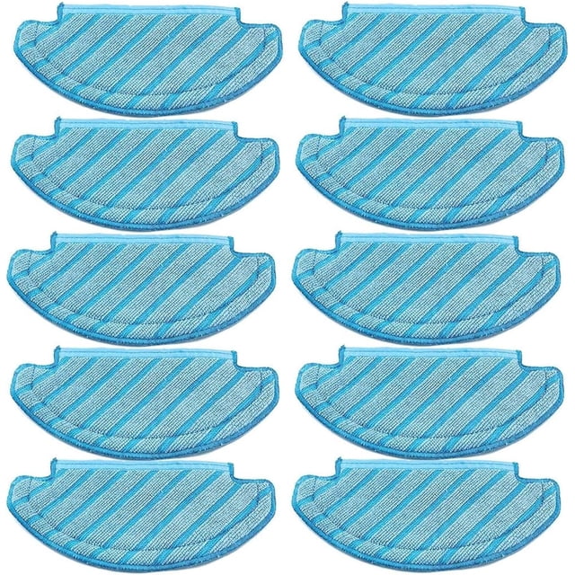 10 Uds. Almohadillas de trapeador de tela lavables para T8 T8 Max T8 T8+ Series/ T9 /N8, N8 Pro Plus/ N8 Pro, para Yeedi Vac/Yeedi Vac Max
